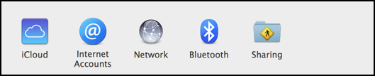 Choose Bluetooth from the System Preferences window...