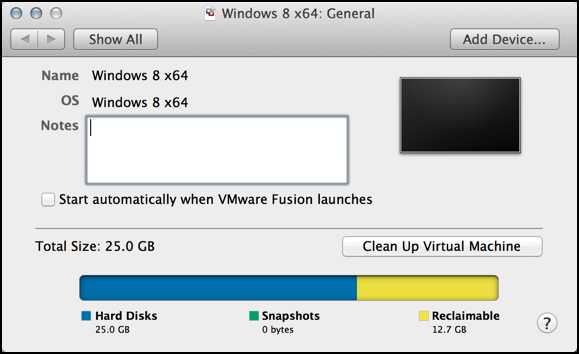 reclaim vm disk space