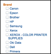 favorite vendors for color printer