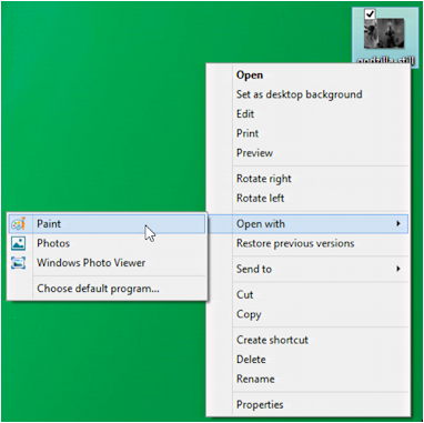 right click on an image in windows, see what can open it