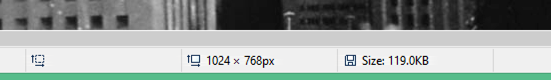 image size display in windows paint