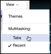 Yahoo Mail - View - Themes - Tabs