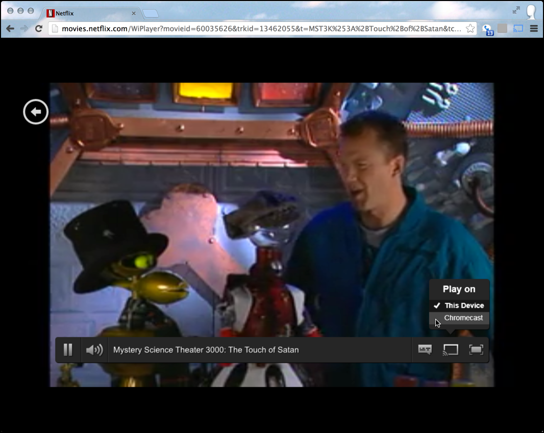 mst3k mystery science theater 3000 from netflix in google chrome