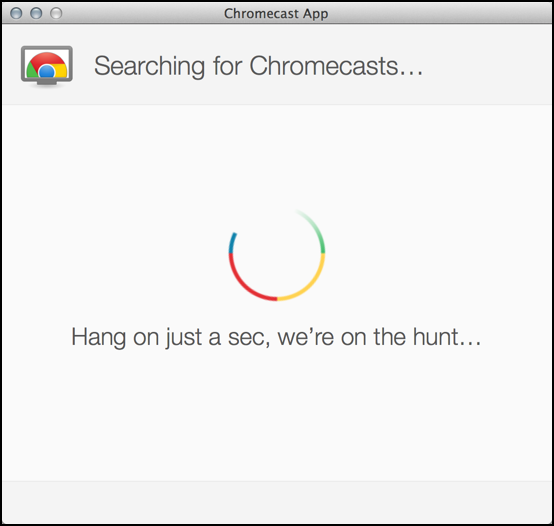 chromecast setup on apple mac