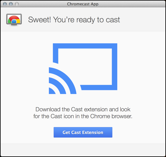 chromecast device set up to work with mac os x macintosh system