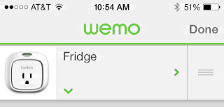 export energy usage data from wemo app