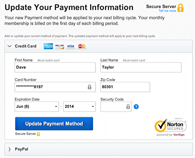 various payment methods for netflix