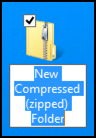 compressed file folder microsoft windows 8.1