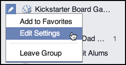 notification settings for facebook group