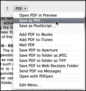 mac print save as pdf