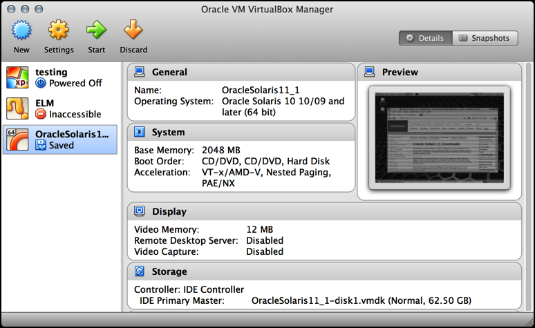 virtualbox from sun / oracle