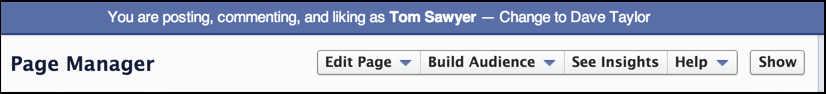 fb group admin home page navbar