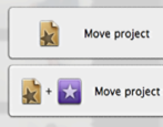 copy or move a project onto an external backup disk drive in imovie 11