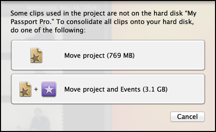 move project event imovie 11 backup disk drive