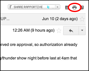print gmail message