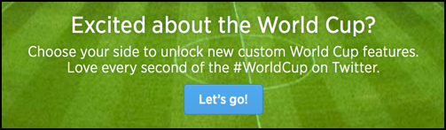 bling your twitter page for the 2014 world cup