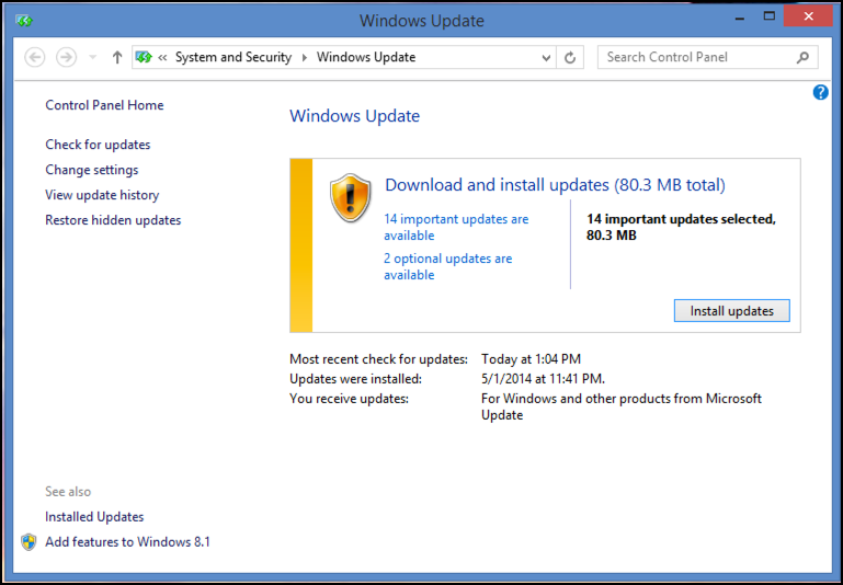 pending updates to windows pc system laptop