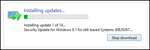 installing updates