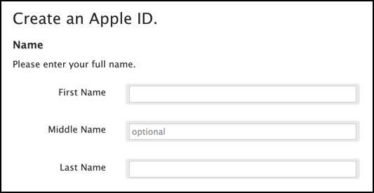 sign up for an appleid apple id