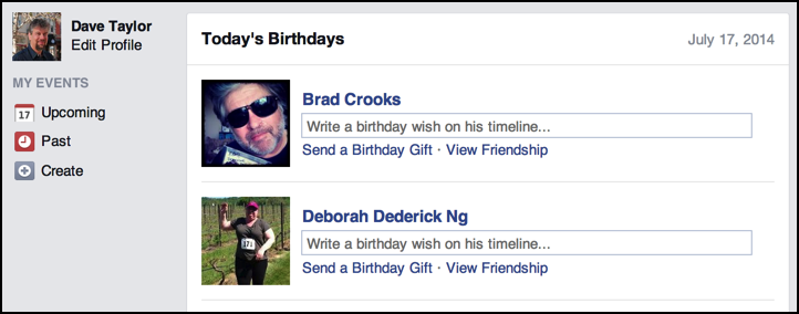 wish your friends happy birthday on facebook