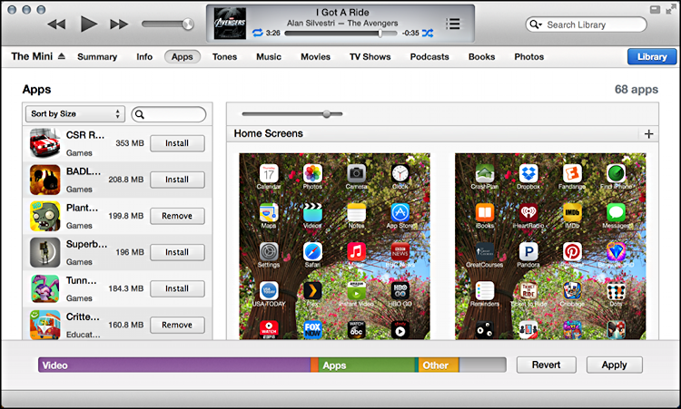 ipad apps tab shown in itunes for mac