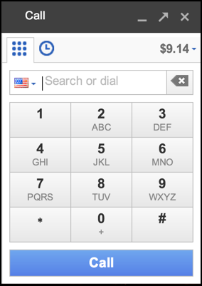 phone dialer from gmail