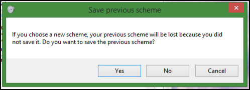 do you want to save the custom theme sound appearance