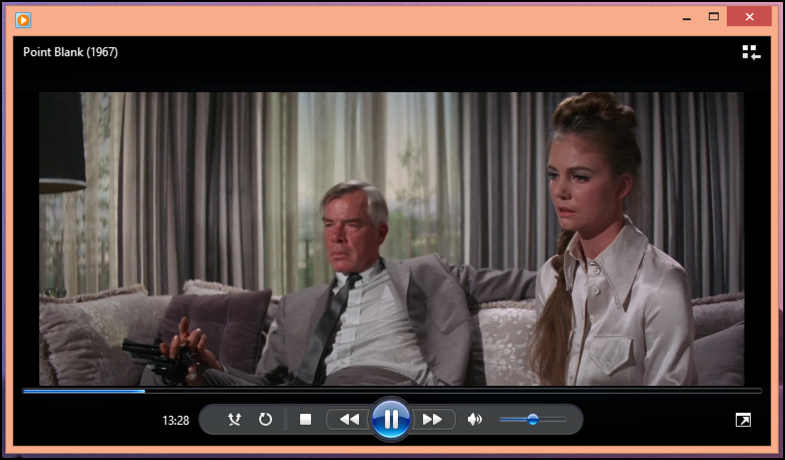 watching Point Blank in Windows Media Player wmp