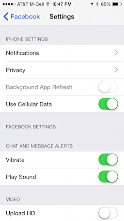 facebook privacy settings on iphone 5, ios 8, ios 7, ipad retina