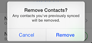 facebook  messenger remove contacts confirmation window