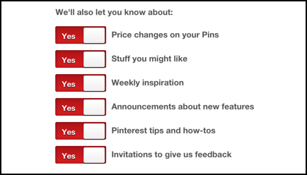 stop emailing me, pinterest!