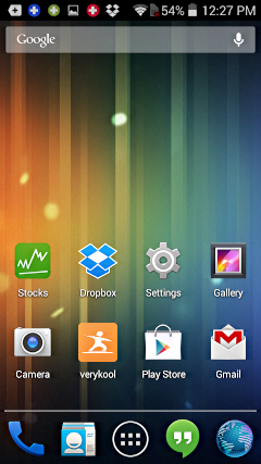 android app icon added to home screen, verykool sl5000 android droid phone