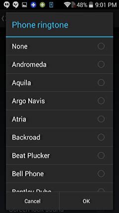 select ringtone none to turn off ringer