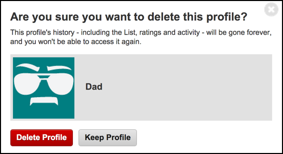 are you sure you want to delete user profile netflix