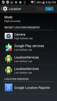 android apps that use the location feature