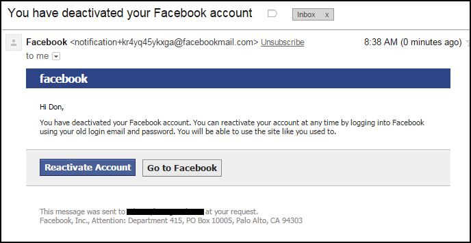 How Do I Quit Facebook and Deactivate My Account? - Ask Dave Taylor