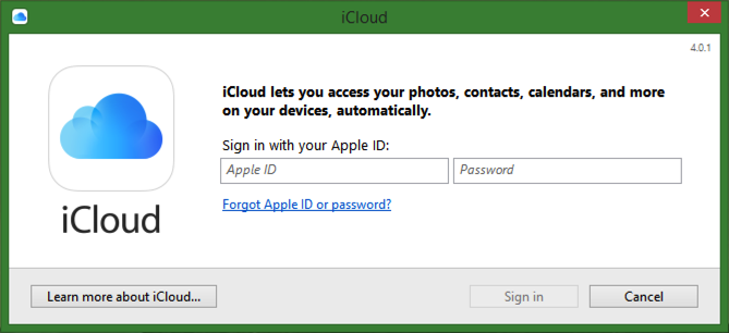 download icloud for windows 8