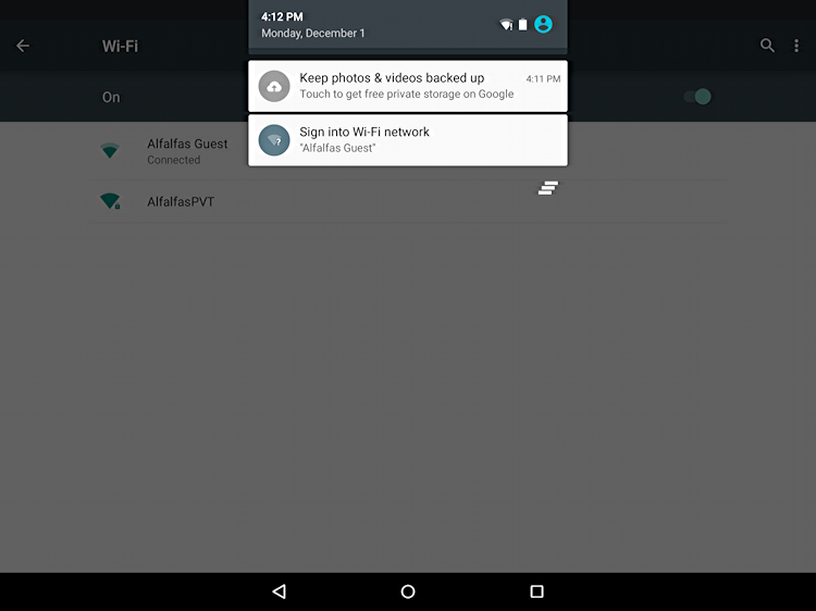 android 5.0 wifi settings