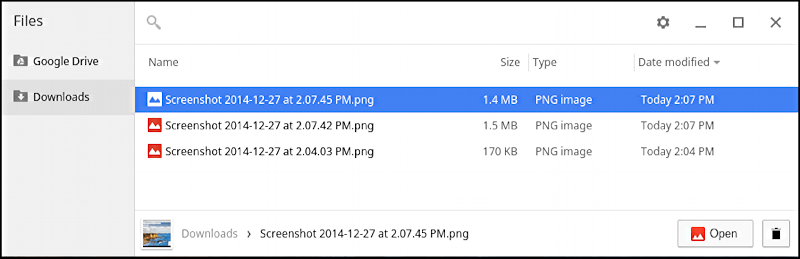 downloads folder on hp chromebook