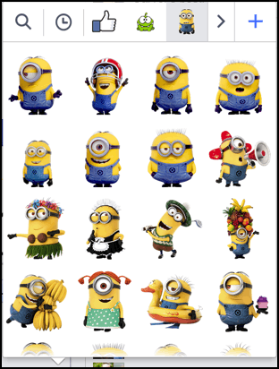 Despicable Me minions stickers pictures emoji emoticons for facebook im chat