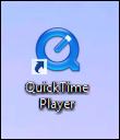 microsoft windows 8 win8.1 desktop shortcut, apple quicktime player