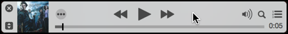 play buttons appear on itunes 12 mini window with cursor over