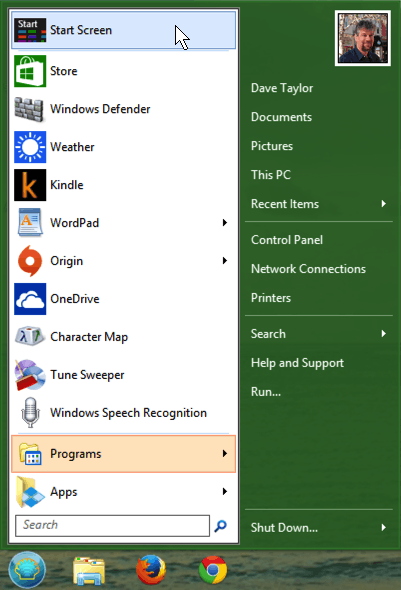the return of the start menu for windows 8