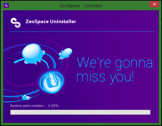 they'll miss me at zeospace