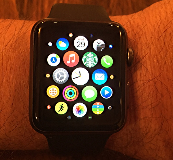 apple watch iwatch apps view