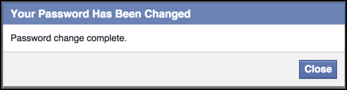 fb passwd change update saved