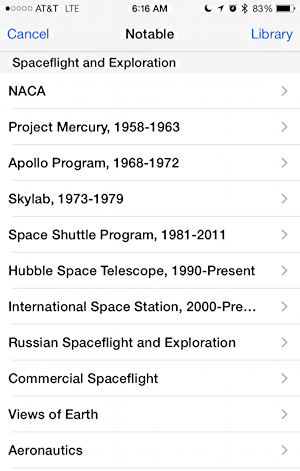 list of nasa historical talks, audio and documents available in itunes university