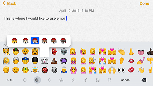 multi-ethnic, multi-racial santa emoji ios 8.3 mac os x 10.10.3