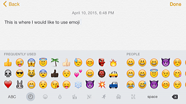 ios 8.3 emoji keyboard
