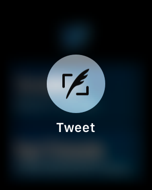 send a tweet from your apple watch 